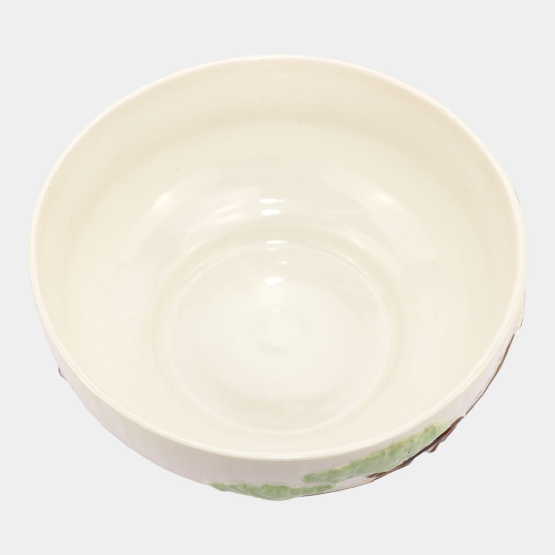 Roseville Ming Tree White 1949 Mid Century Modern Art Pottery Ceramic Bowl 527-9