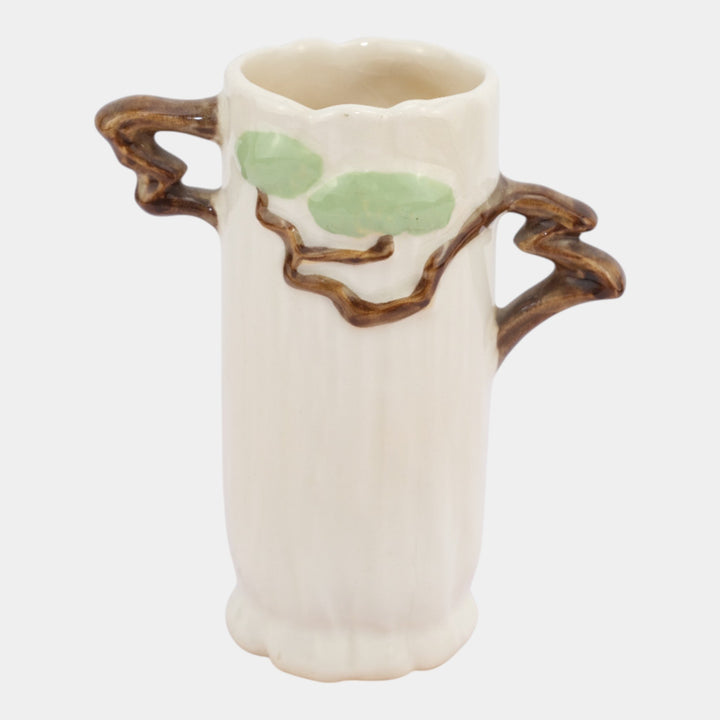 Roseville Ming Tree White 1949 Mid Century Modern Art Pottery Ceramic Vase 581-6