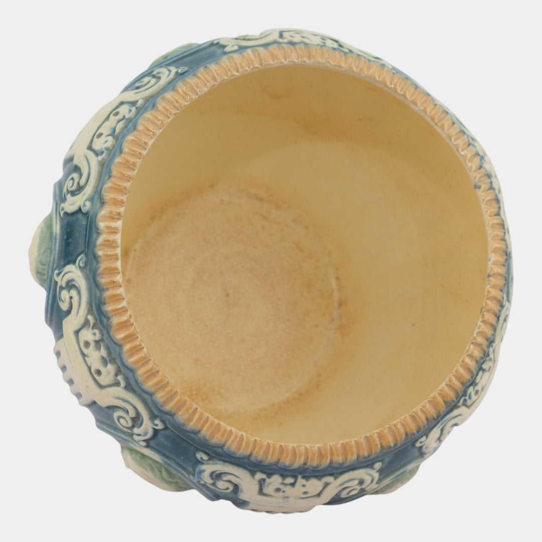 Roseville Cameo ll Vintage Art Pottery Ceramic Jardiniere Planter 584-7 - Just Art Pottery