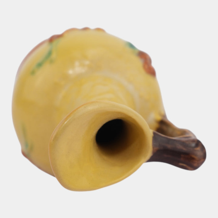 Roseville Bittersweet Yellow 1951 Mid Century Modern Art Pottery Ewer 816-8 - Just Art Pottery