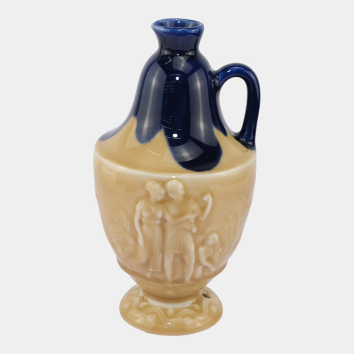 Rookwood 1936 Vintage Arts And Crafts Pottery Scenic Ceramic Handled Ewer