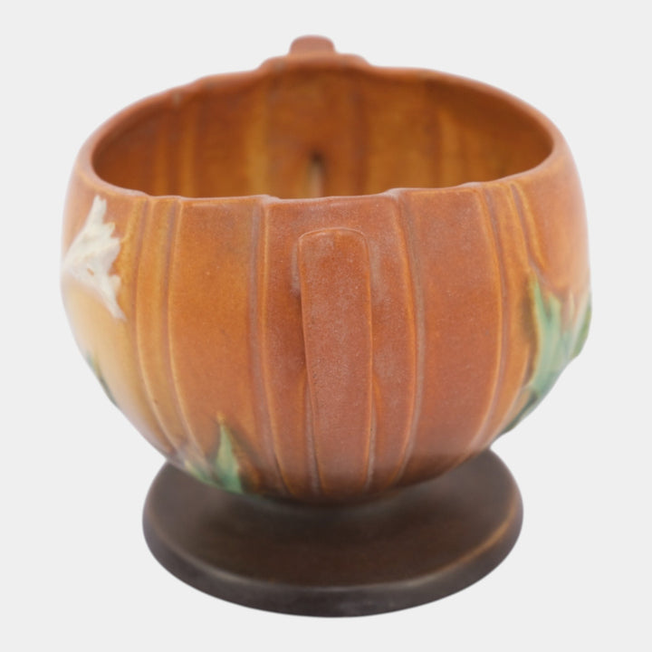 Roseville Thornapple Brown 1937 Vintage Art Pottery Ceramic Bowl 304 - Just Art Pottery
