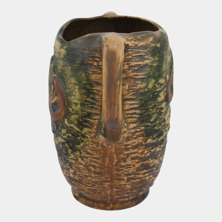 Roseville Imperial I Brown 1924 Vintage Arts And Crafts Pottery Ceramic Vase