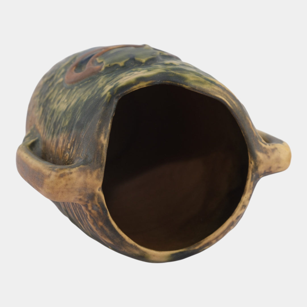 Roseville Imperial I Brown 1924 Vintage Arts And Crafts Pottery Ceramic Vase