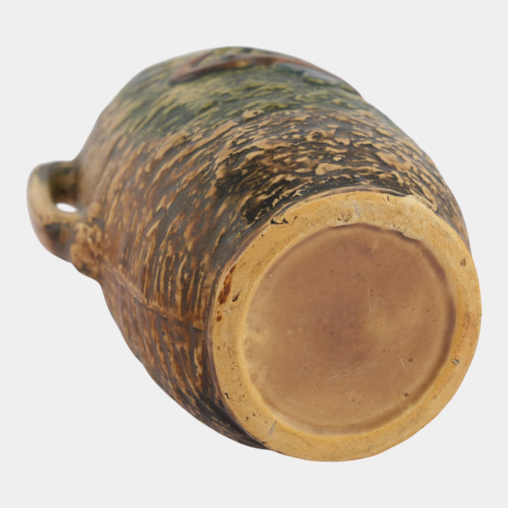 Roseville Imperial I Brown 1924 Vintage Arts And Crafts Pottery Ceramic Vase