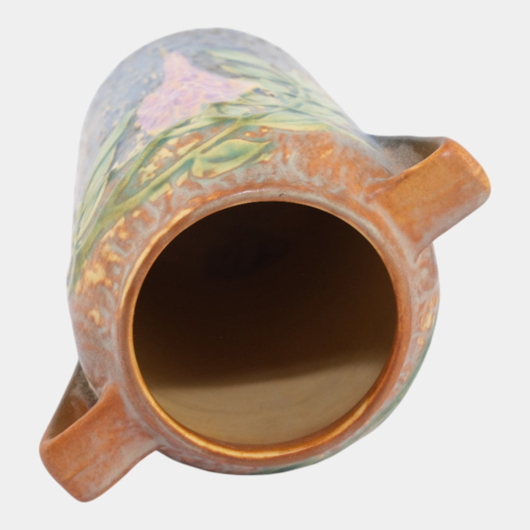 Roseville Wisteria Blue 1933 Vintage Arts & Crafts Pottery Ceramic Vase 639-10