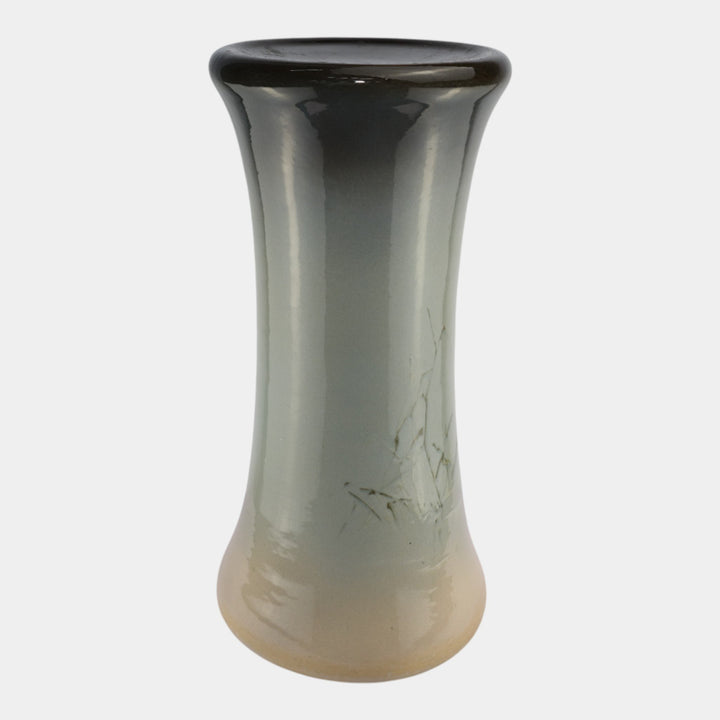 Weller Eocean 1898-1918 Antique Art Pottery Hand Painted Egret Ceramic Pedestal - Just Art Pottery