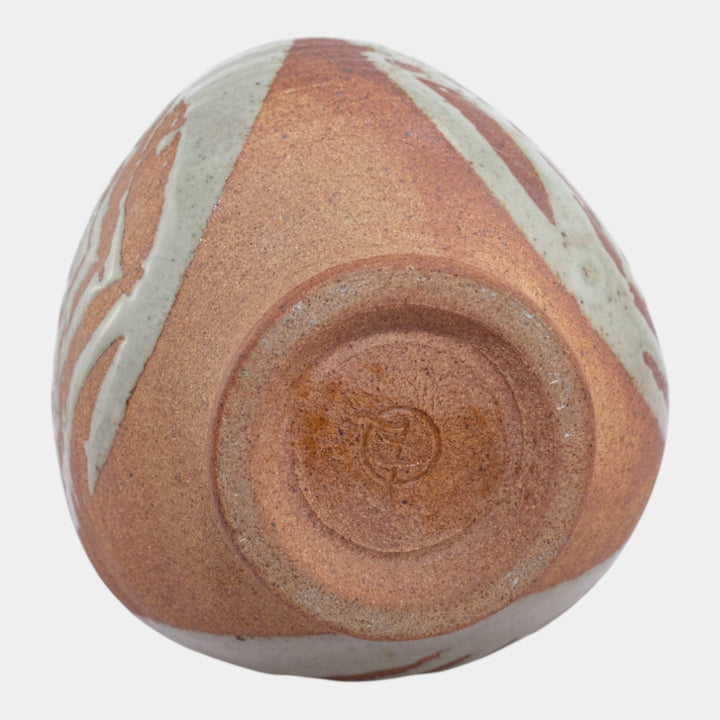 Charles Lakofsky Ohio Modernist Studio Art Pottery Hand Made Stoneware Vase - Just Art Pottery