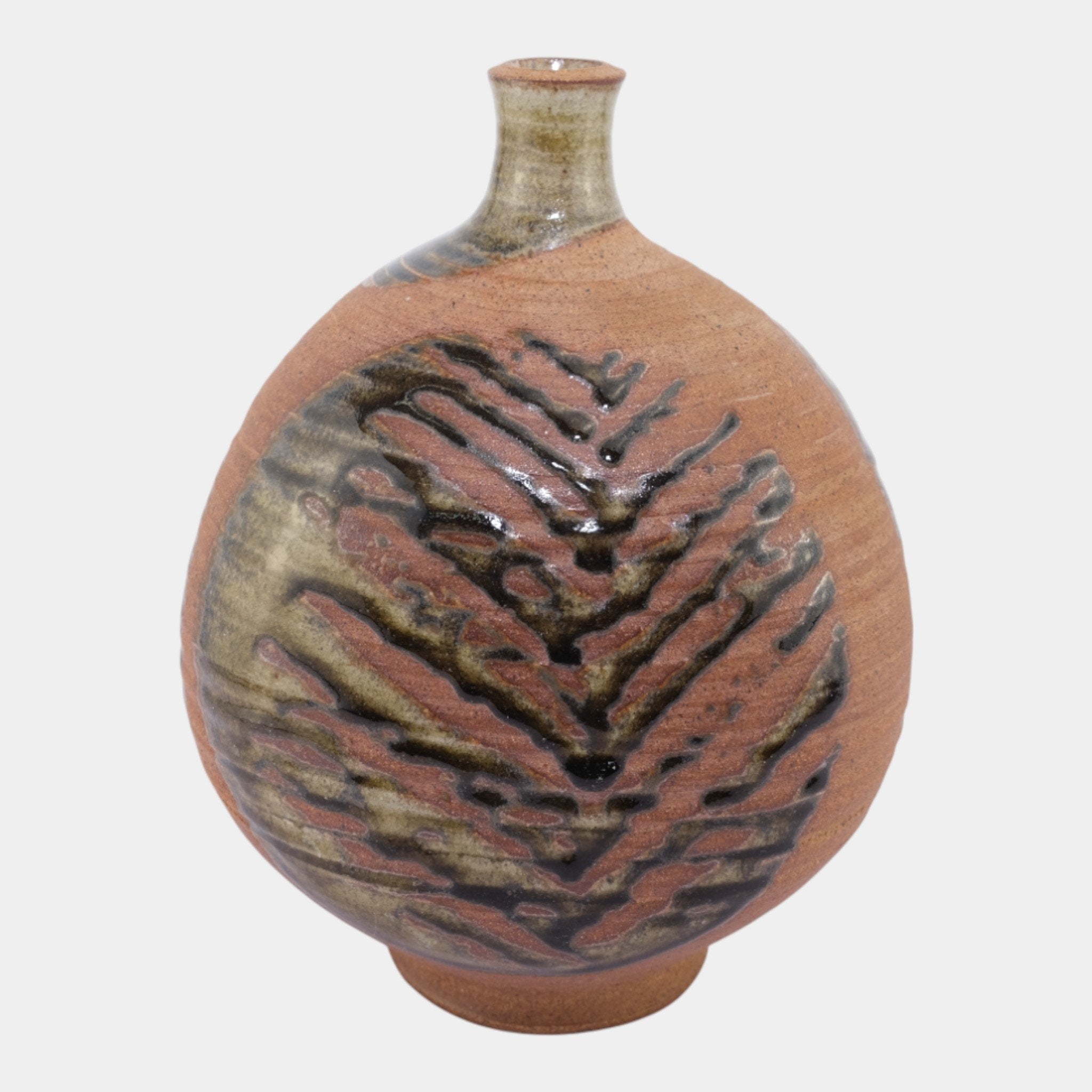 Charles Lakofsky Ohio Modernist Studio Art Pottery Hand Made