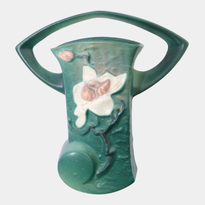 Roseville Magnolia Green 1943 Vintage Art Pottery Ceramic Wall Pocket 1294-8