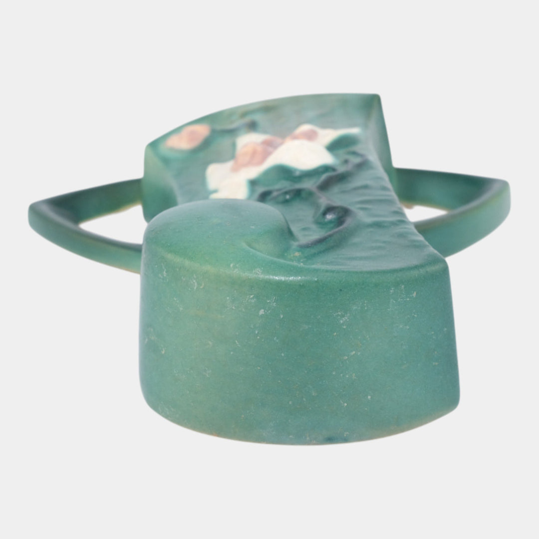 Roseville Magnolia Green 1943 Vintage Art Pottery Ceramic Wall Pocket 1294-8