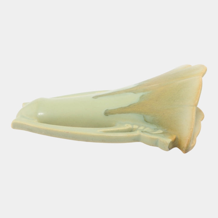 Roseville Carnelian I Yellow 1926 Arts & Crafts Pottery Ceramic Wall Pocket 1247-8