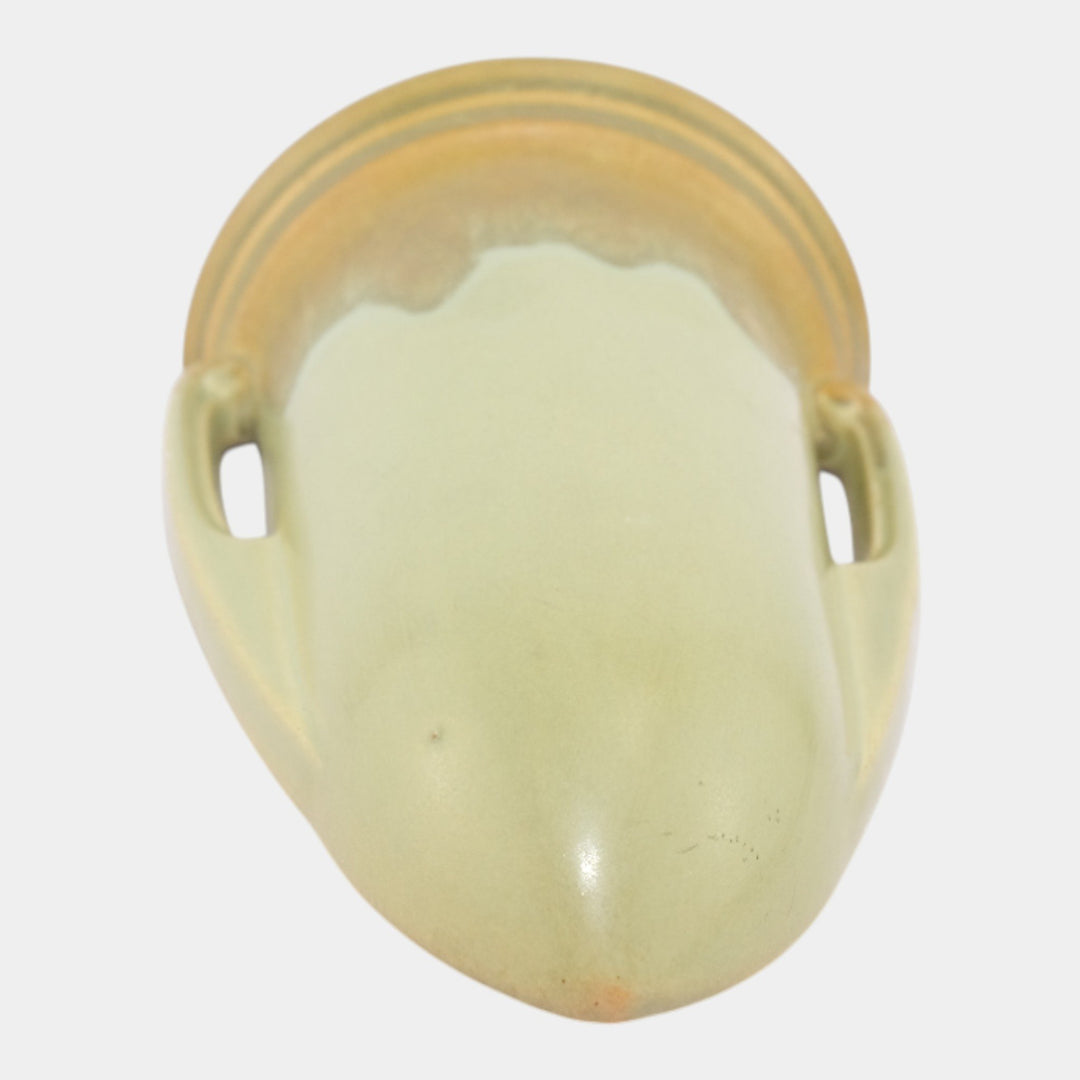 Roseville Carnelian I Yellow 1926 Arts & Crafts Pottery Wall Pocket 1248-8