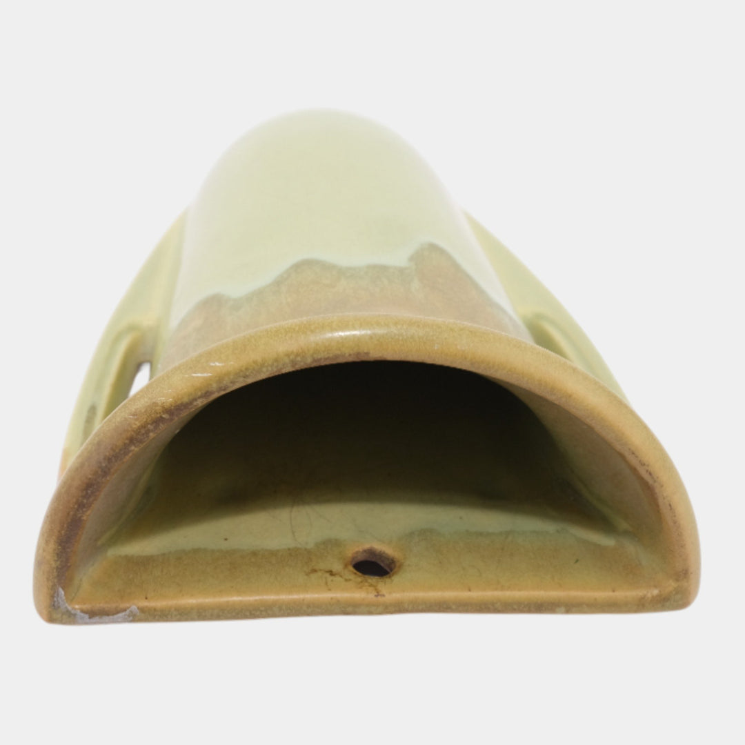 Roseville Carnelian I Yellow 1926 Arts & Crafts Pottery Wall Pocket 1248-8