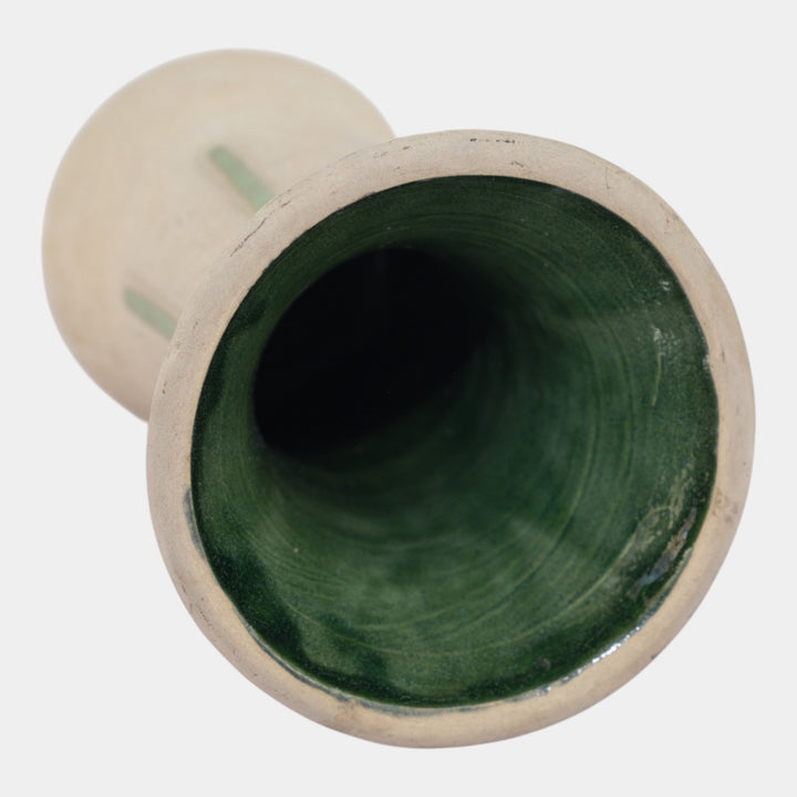 Roseville Mostique Gray 1916 Vintage Art Pottery Ceramic Flower Vase 164-10