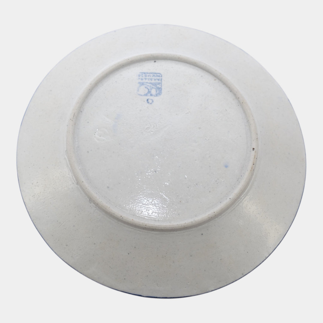 Dedham Pottery 1896-1928 Arts And Crafts Pottery Blue Grape Ceramic Plate - Just Art Pottery