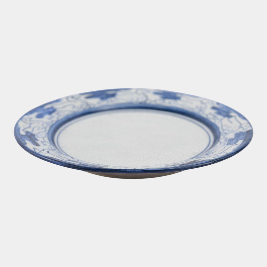 Dedham Pottery 1896-1928 Arts And Crafts Pottery Blue Duck Pattern Ceramic Plate - Just Art Pottery