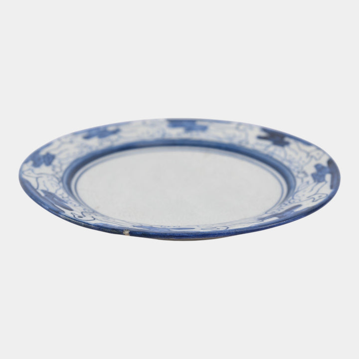 Dedham Pottery 1896-1928 Arts And Crafts Pottery Blue Duck Pattern Ceramic Plate - Just Art Pottery