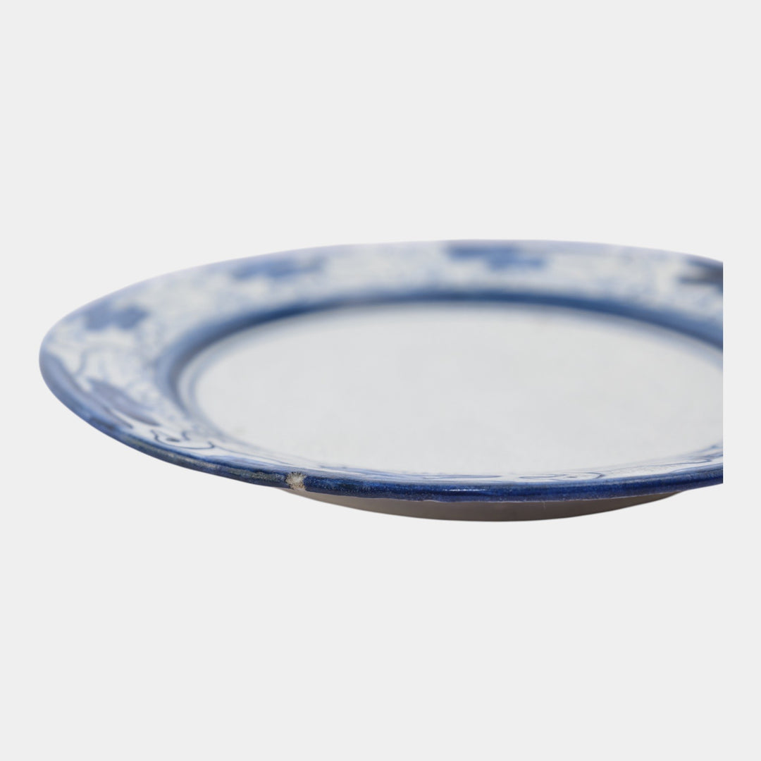 Dedham Pottery 1896-1928 Arts And Crafts Pottery Blue Duck Pattern Ceramic Plate - Just Art Pottery