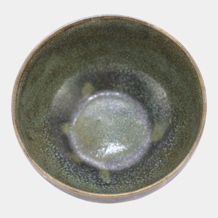 Saturday Evening Girls SEG Pottery 1920s Green Brown Chicks Banded Ceramic Bowl - Just Art Pottery