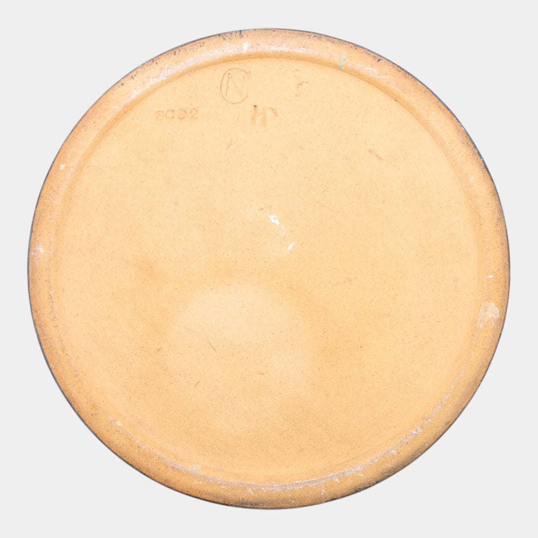 Newcomb College 1930 Vintage Pottery Blue Pink Swimming Fish Tile Trivet Irvine - Just Art Pottery