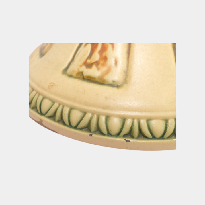 Roseville Florentine II 1933 Vintage Pottery Ceramic Jardiniere Pedestal 602-10
