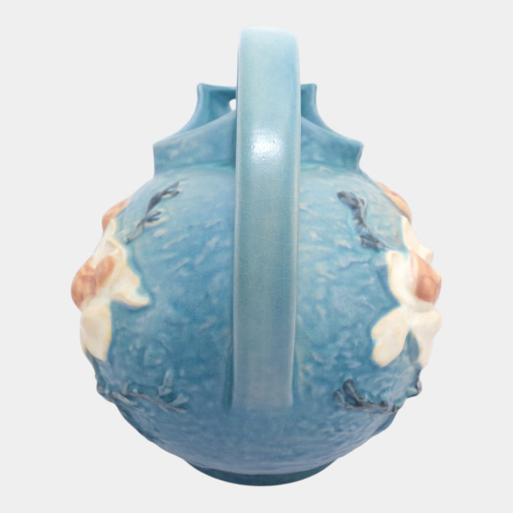 Roseville Magnolia Blue 1943 Art Pottery Ceramic Pitcher And Mugs 1327 3-3 - Just Art Pottery