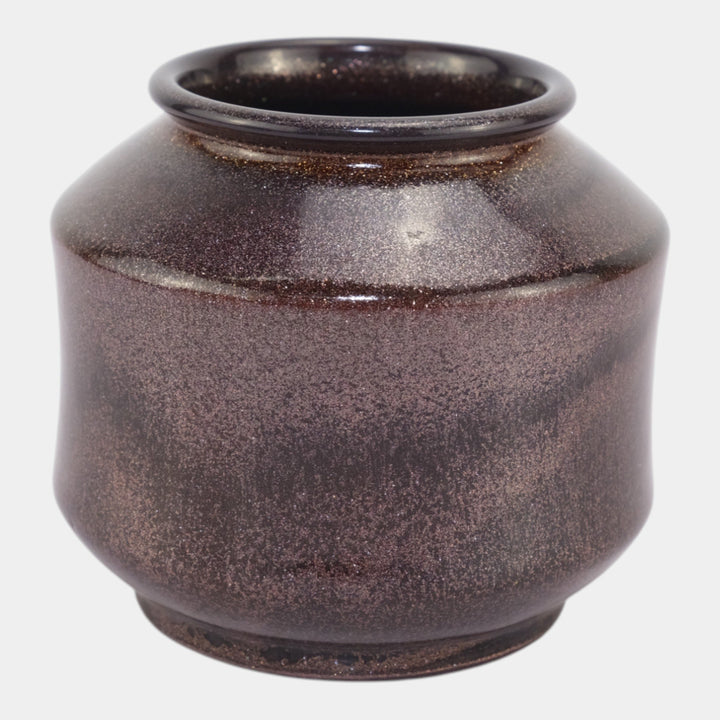 Rookwood 1932 Vintage Art Deco Pottery Brown Glaze Effect Vase 6316 - Just Art Pottery