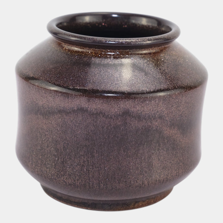 Rookwood 1932 Vintage Art Deco Pottery Brown Glaze Effect Vase 6316 - Just Art Pottery