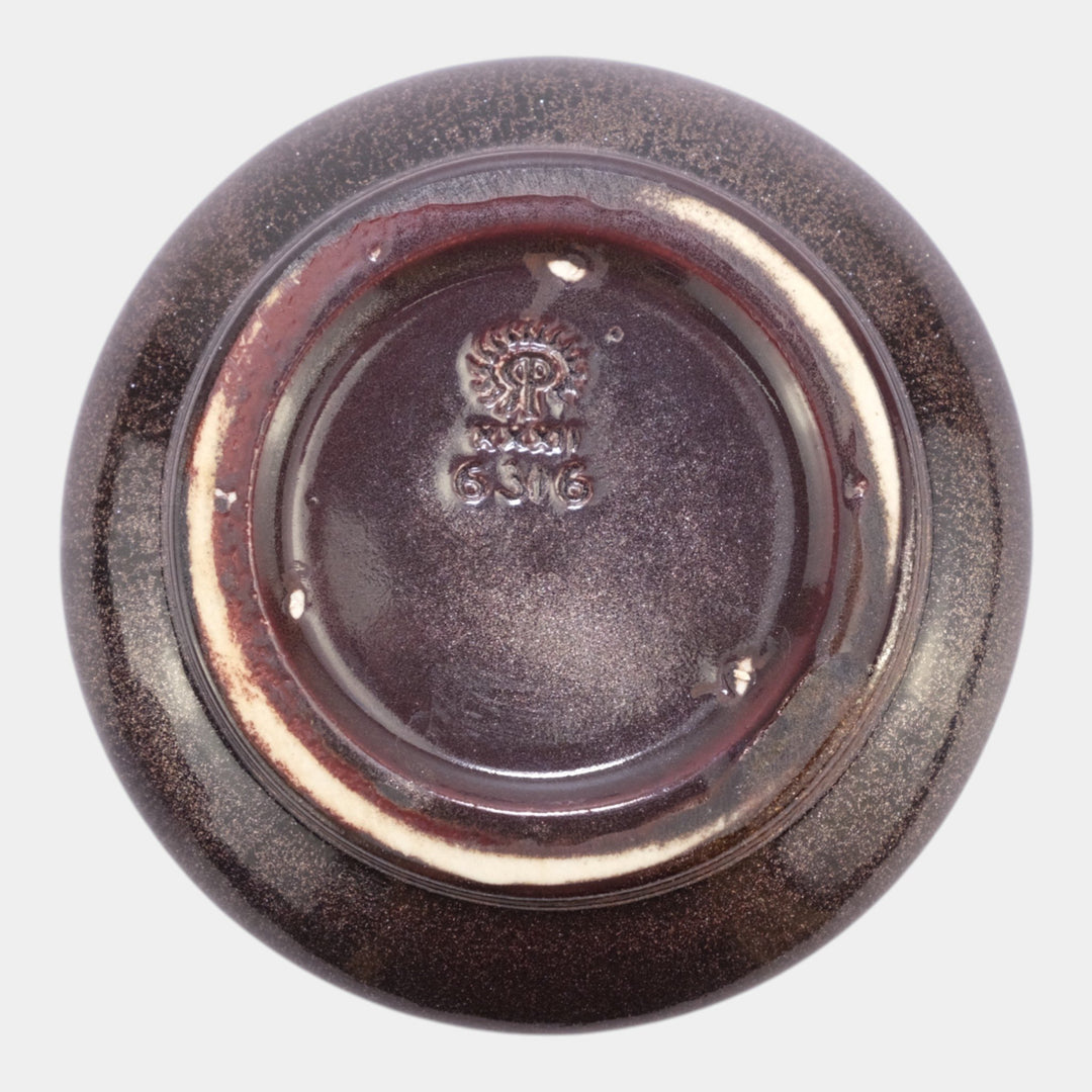 Rookwood 1932 Vintage Art Deco Pottery Brown Glaze Effect Vase 6316 - Just Art Pottery