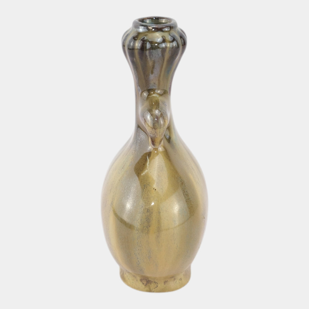 Fulper 1910-1916 Arts And Crafts Pottery First Fifteen Elephant Vase 8 - Just Art Pottery