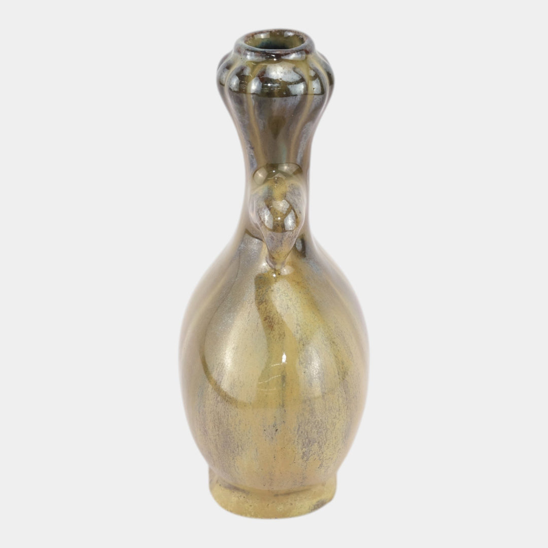 Fulper 1910-1916 Arts And Crafts Pottery First Fifteen Elephant Vase 8 - Just Art Pottery