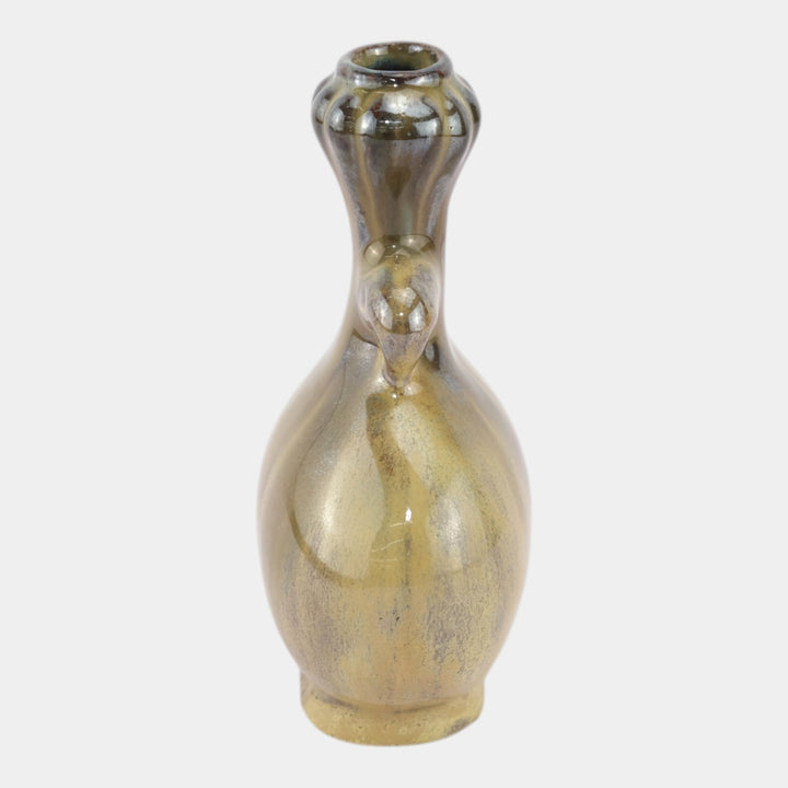 Fulper 1910-1916 Arts And Crafts Pottery First Fifteen Elephant Vase 8 - Just Art Pottery