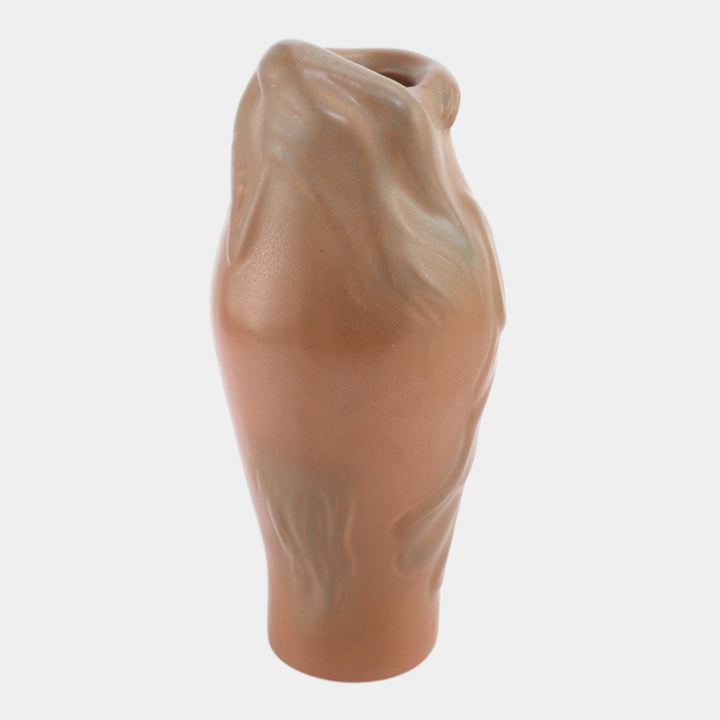 Van Briggle 1920s Vintage Arts And Crafts Pottery Brown Lorelei Ceramic Vase - Just Art Pottery