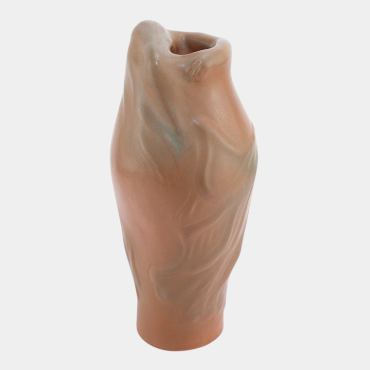 Van Briggle 1920s Vintage Arts And Crafts Pottery Brown Lorelei Ceramic Vase - Just Art Pottery