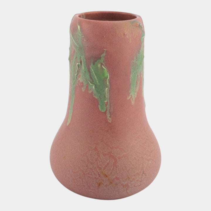 Rookwood 1908 Vintage Arts And Crafts Pottery Red Floral Ceramic Vase 1132 Pons - Just Art Pottery