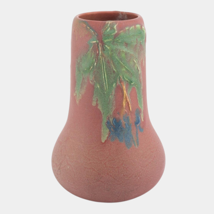 Rookwood 1908 Vintage Arts And Crafts Pottery Red Floral Ceramic Vase 1132 Pons - Just Art Pottery