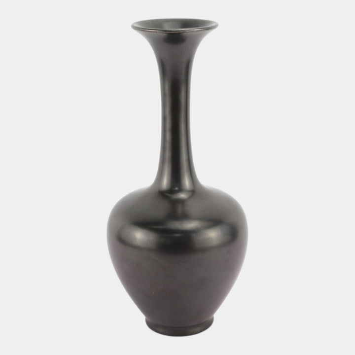 Rookwood 1950s Mid Century Modern Pottery Black Ceramic Bud Vase 778 - Just Art Pottery