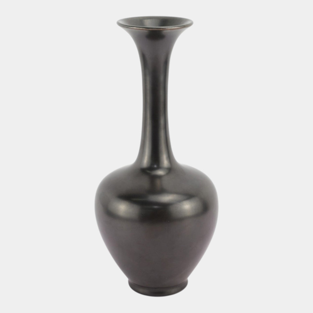 Rookwood 1950s Mid Century Modern Pottery Black Ceramic Bud Vase 778 - Just Art Pottery