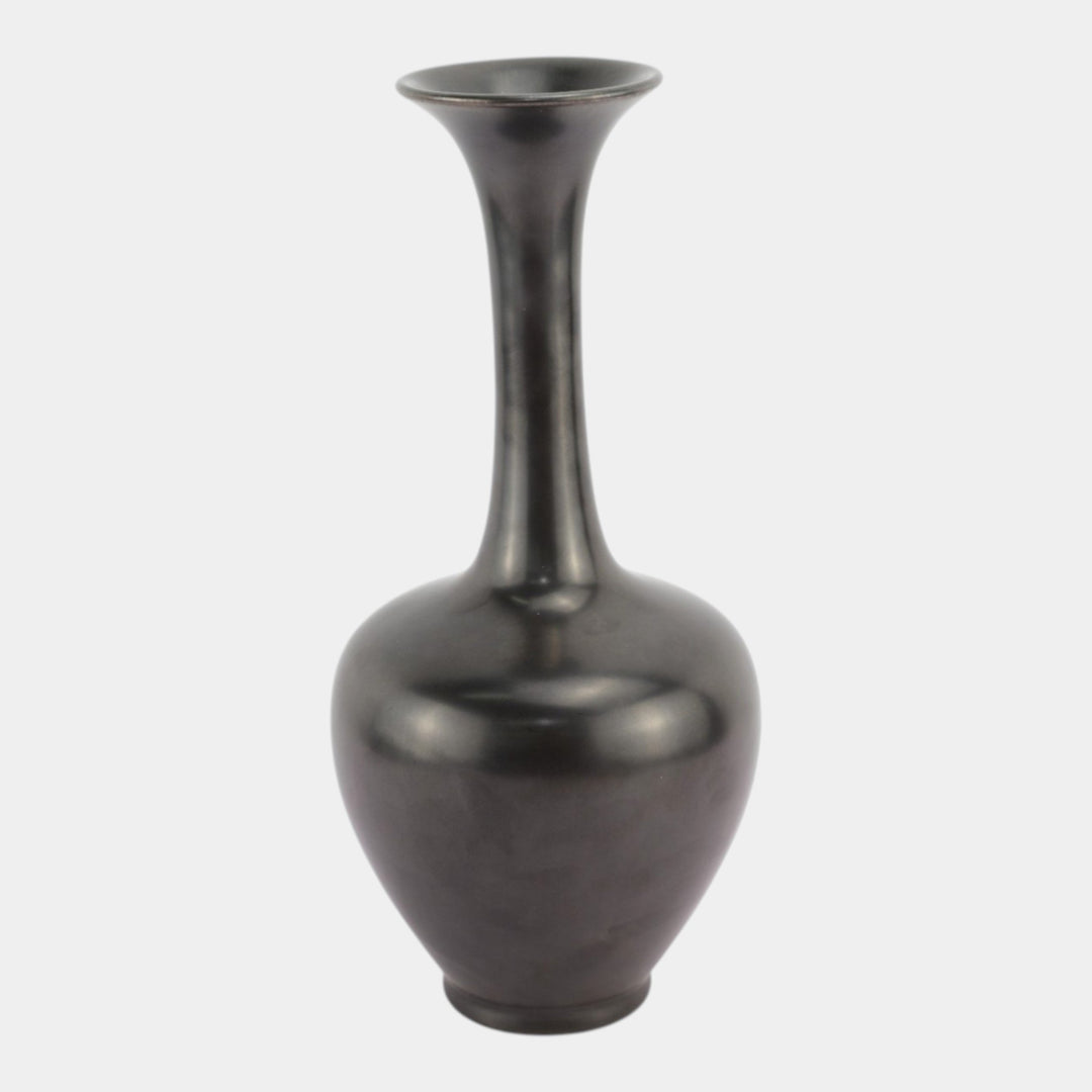 Rookwood 1950s Mid Century Modern Pottery Black Ceramic Bud Vase 778 - Just Art Pottery