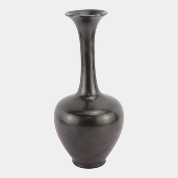 Rookwood 1950s Mid Century Modern Pottery Black Ceramic Bud Vase 778 - Just Art Pottery