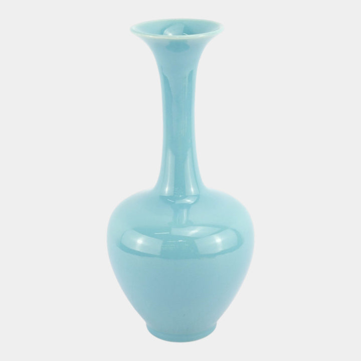 Rookwood 1945 Mid Century Modern Pottery Glossy Blue Ceramic Vase 778 - Just Art Pottery