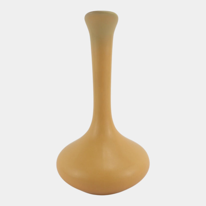 Van Briggle Art Pottery Tall Aspen Sunrise Yellow Mid Century Style Ewer - Just Art Pottery