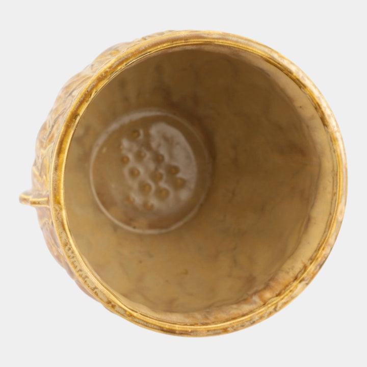 McCoy Diamond Quilted Mid Century Modern Art Pottery Large Jardiniere Planter - Just Art Pottery
