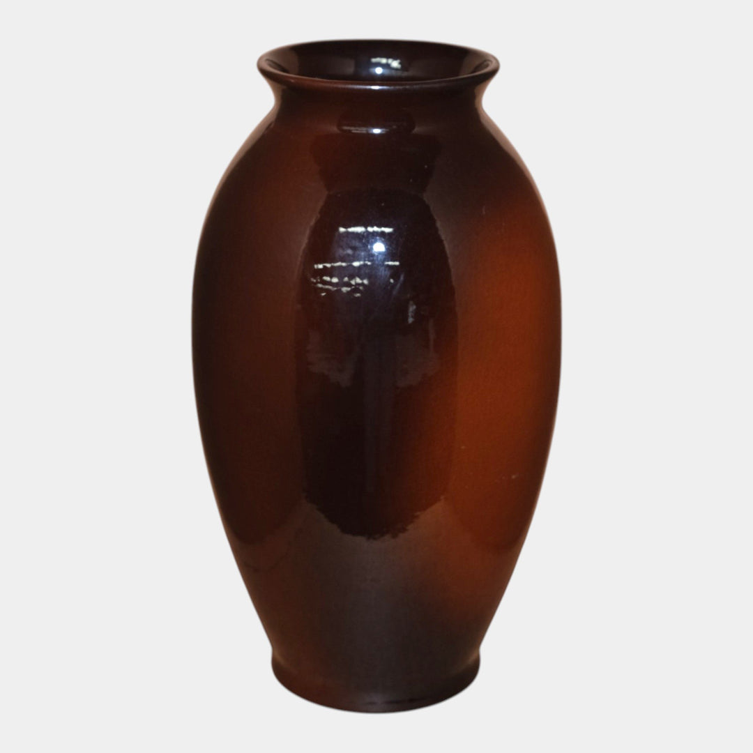 Roseville Rozane Early 1900s Art Pottery Standard Glaze Van Dyck Portrait Vase - Just Art Pottery
