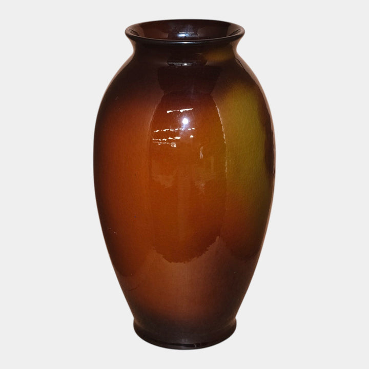 Roseville Rozane Early 1900s Art Pottery Standard Glaze Van Dyck Portrait Vase - Just Art Pottery