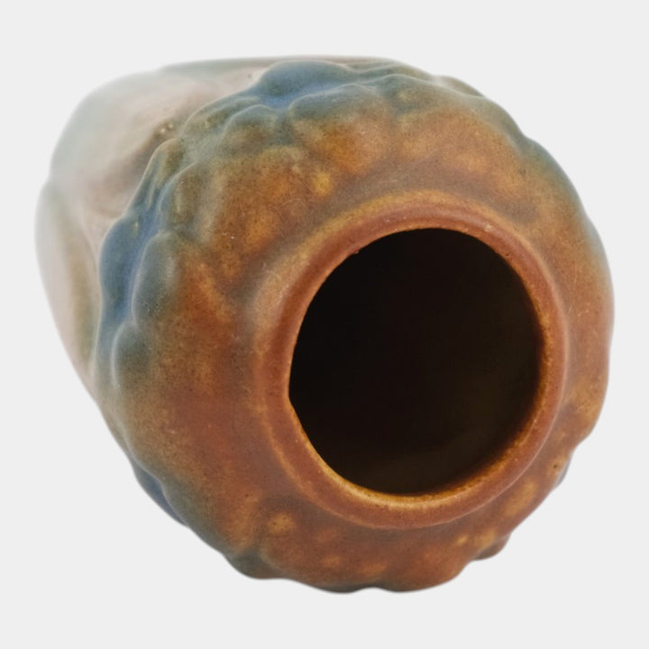 Brush McCoy Matte Glaze Amaryllis 1926 Vintage Pottery Green Ceramic Vase 082 - Just Art Pottery