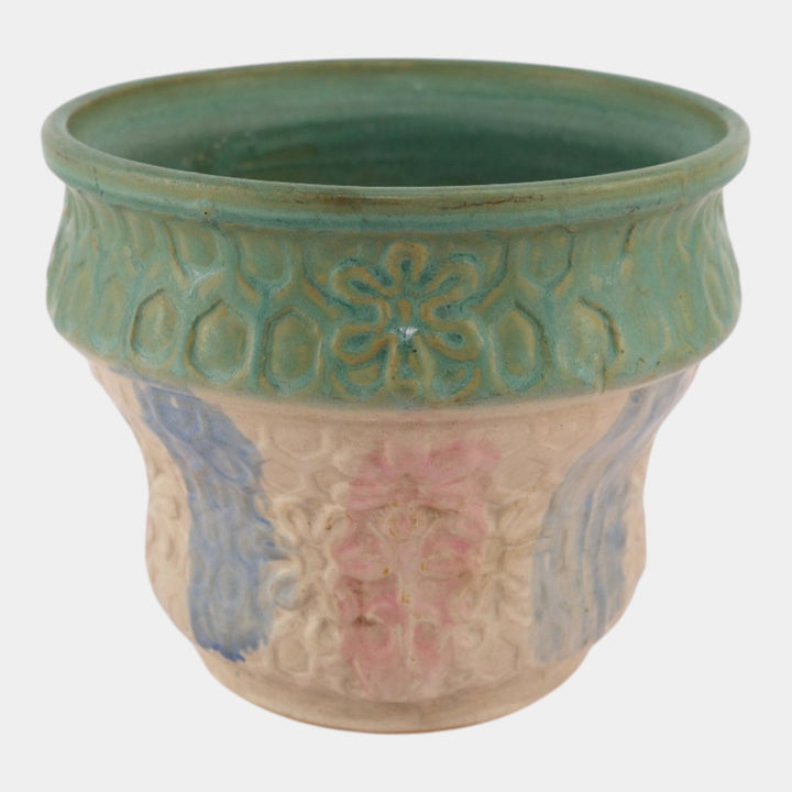 Hull Early Art Vintage Pottery 1920s Stoneware Large Planter Vase - Just Art Pottery