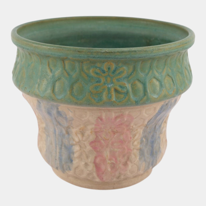 Hull Early Art Vintage Pottery 1920s Stoneware Large Planter Vase - Just Art Pottery