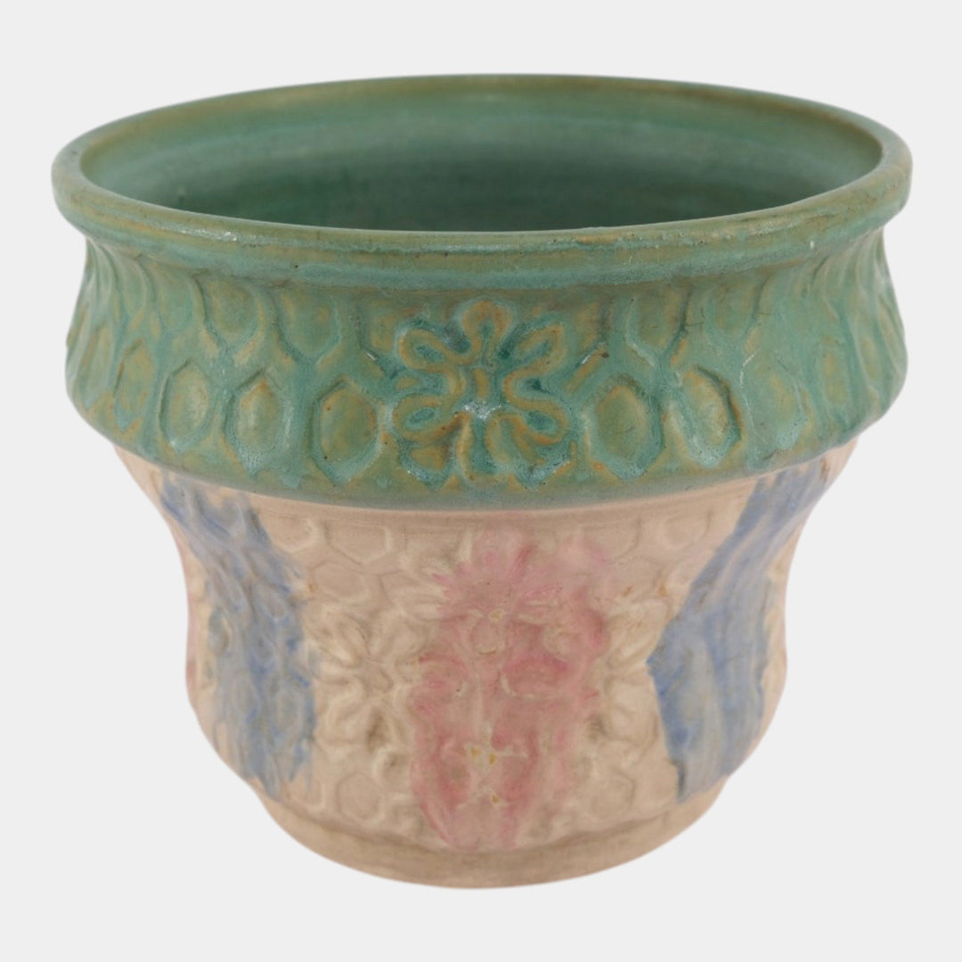 Hull Early Art Vintage Pottery 1920s Stoneware Large Planter Vase - Just Art Pottery